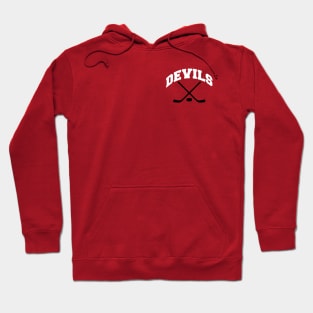 Devils Hockey Small Logo Hoodie